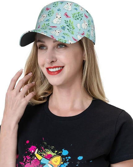 Easter Baseball Cap,Rabbit Eggs Baseball Hat,Fashion Snapback Hats Outdoor Trucker Hat for Women Men