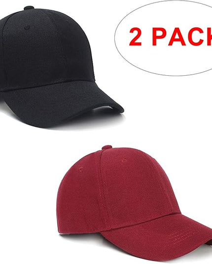 PFFY 2 Packs Baseball Cap Golf Dad Hat for Men and Women