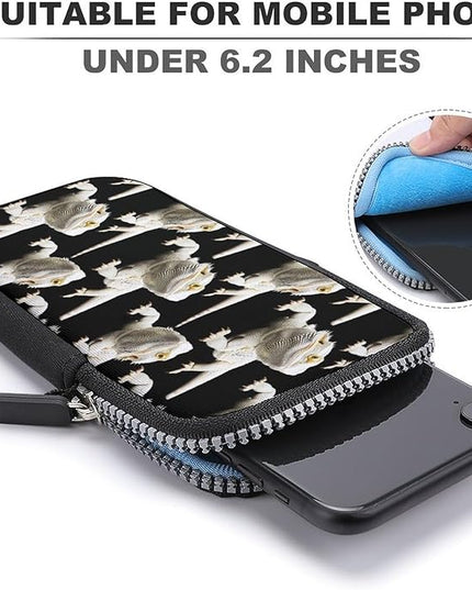 Unisex Small Crossbody Bags, Women Men Portable Adjustable Crossbody Phone Wallet Pouch