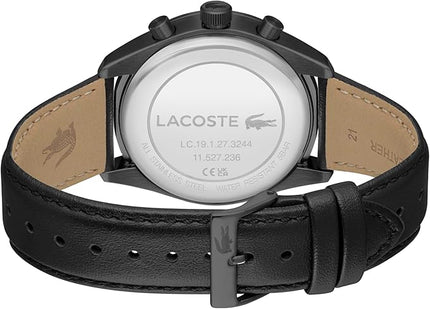 Lacoste Boston Men's Chronograph Watch - Classic Stainless Steel - Tachymeter - Water Resistant up to 5ATM/50 Meters - Modern Design for Him - 42mm