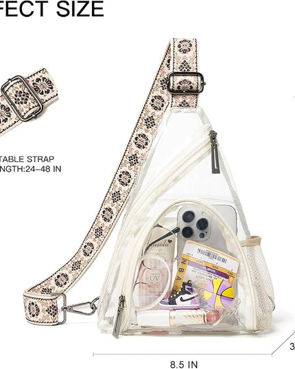 7L Sling Bag For Women Men Backpack Fanny Pack Crossbody Chest Travel Shoulder Belt Bags Purse Handbag PU Leather
