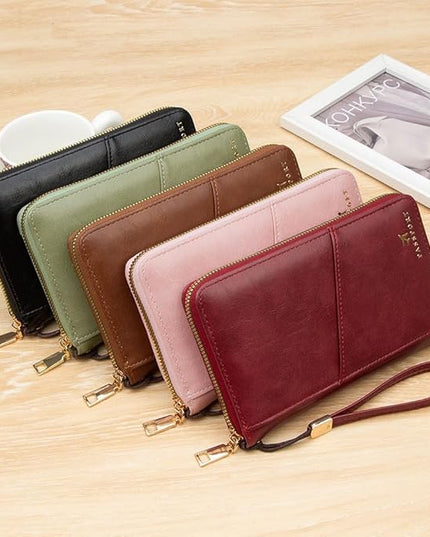 Passport Holder for Travel Women and Men RFID Passport Holder with Card Slots Holder Passport Case Passport cover Passport Wallet Travel Essentials and Accessories (Zipper, ZN-DarkBrown Zipper)
