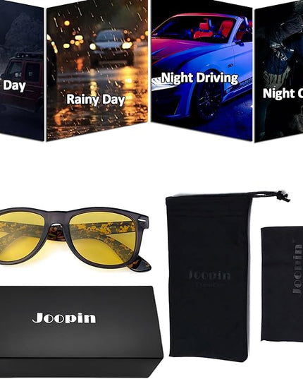 Joopin Square Sunglasses Polarized UV Protection Trendy Designer Sun Glasses Men Women