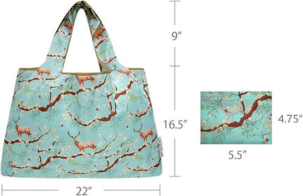 allydrew Large Foldable Tote Nylon Reusable Grocery Bags