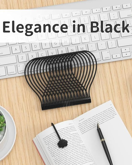 SOOOEC Black Magnetic Cable Ties, 20 Pack 7.2" Magnetic Cord Ties Cute Cloud Design, Silicone Magnetic Ties for Cord Organizer, Black Color.