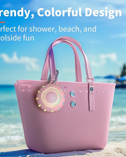 HEYSONG Bluetooth Shower Speaker + DIY Diamond Stickers – Great Gift for Girls