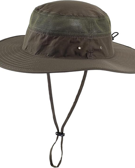 Home Prefer UPF 50+ Men's Sun Hat Wide Brim Bucket Hat UV Protection Hat for Mens Womens Beach Safari Gardening Golf Fishing