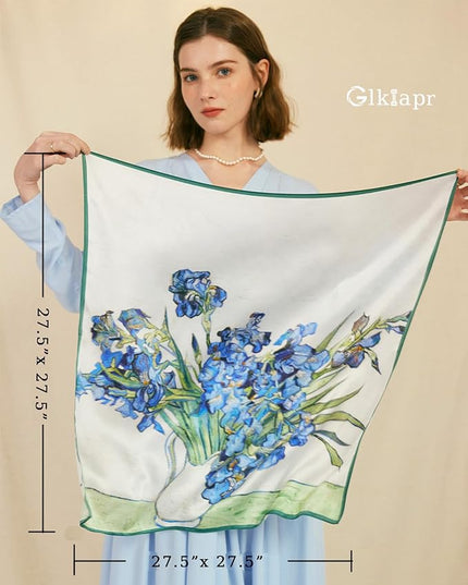Satin Bandana Headscarf for Women Silky Hair Scarves for Fashion Lightweight