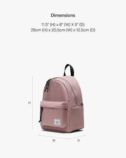 Herschel Legacy Backpack, Ash Rose, Mini - 6.5L