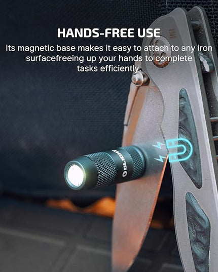 OLIGHT IMINI 2 EDC Rechargeable Keychain Flashlight, 50 Lumens Compact and Portable Mini LED Keyring Lights with Built-in Battery Ideal for Everyday Carry and Emergencies (Dream Blue)