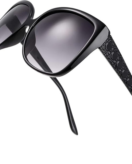 The Fresh Women's Oversized Square Jackie O Cat Eye Hybrid Butterfly Fashion Sunglasses - Exquisite Packaging