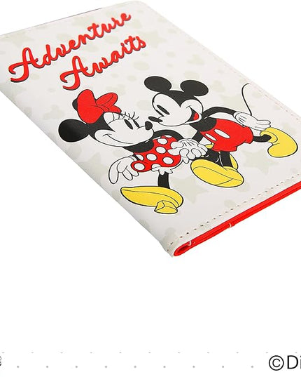 Disney Mickey & Minnie Mouse Passport Holder, Officially Licensed Passport Holder for Women, Travel Essentials for Women