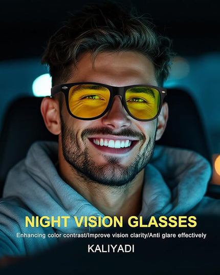 KALIYADI Polarized Sunglasses for Men and Women Semi-Rimless Frame Driving Sun glasses UV Blocking
