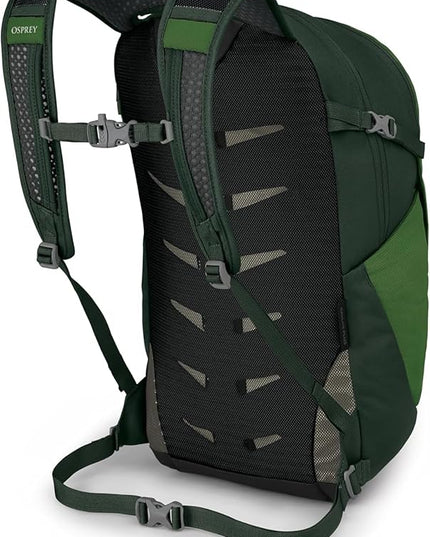 Osprey Daylite Plus Commuter Backpack - Lightweight, Everyday Pack with Laptop Sleeve and Water Bottle Pockets - Ideal for Work, School, and Travel with Versatile Storage, Green Belt/Green Canopy
