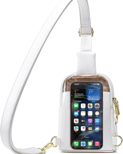 INICAT Sling Bag for Women Touchscreen Small Crossbody Cell Phone Purse Fanny Pack