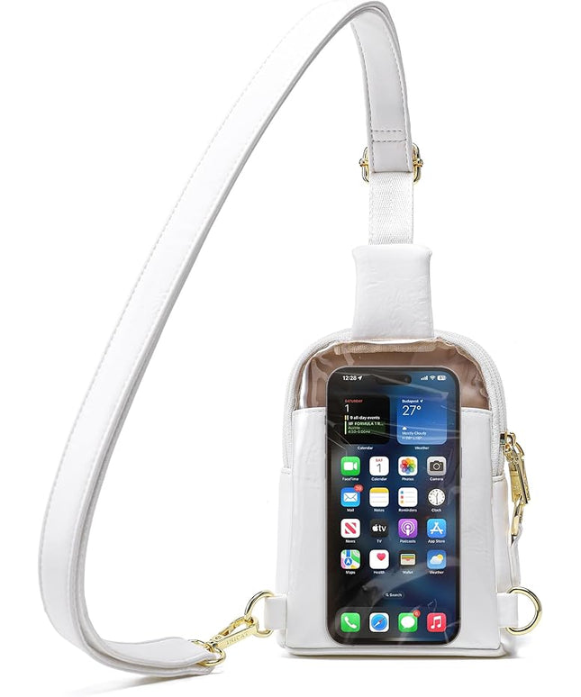 INICAT Sling Bag for Women Touchscreen Small Crossbody Cell Phone Purse Fanny Pack