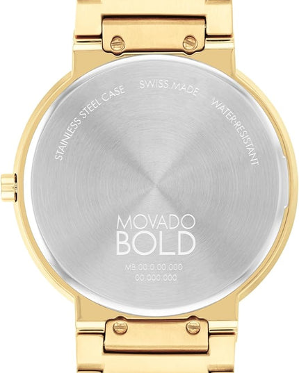 Movado Bold Horizon Ultra Thin Watch for Men and Women - Swiss Made - Water Resistant 3ATM/30 Meters - Sleek and Slim Premium Luxury Wristwatch for Everyone - 40mm
