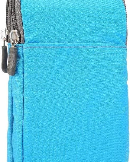 Universal Crossbody Cell Phone Purse Waist Pack Bag for Outdoor Sports Moblie Phone Carrying Cases Shoulder Belt Bag Pouch for iPhone 7 6/6S Plus Samsung Galaxy Phones Under 6.0'' from WaitingU