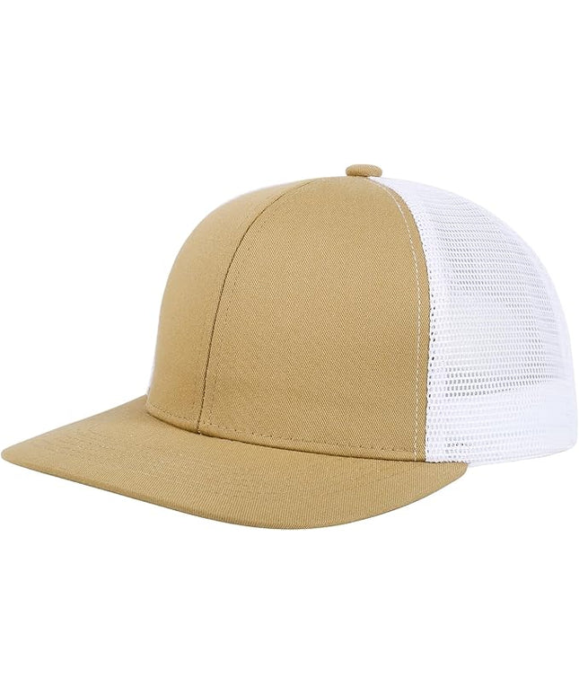 NTLWKR Trucker Hat Mesh Baseball Cap,Adjustable Snapback Outdoor Sports Caps for Men and Women,Breathable Dad Hats