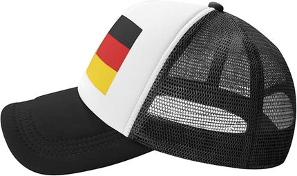 Cute Flag Baseball Cap for Men Women Mesh Trucker Hat Adjustable Patriotic Snapback Baseball Hat for Sports Running