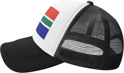 Cute Flag Baseball Cap for Men Women Mesh Trucker Hat Adjustable Patriotic Snapback Baseball Hat for Sports Running