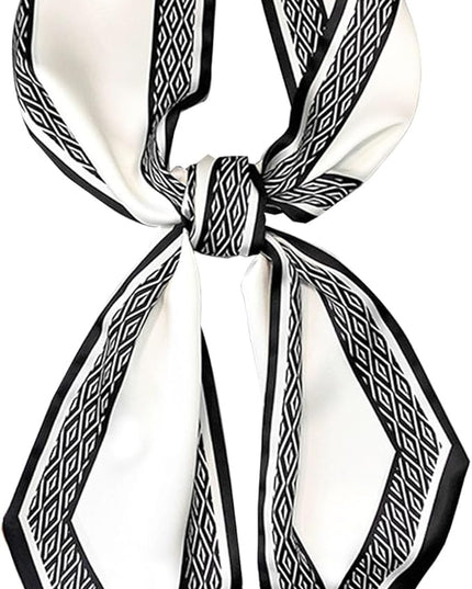 Dailyacc Hair Scarf for Women Fashion Silky Satin Headscarf Wrap Breathable Lightweight Neck Scarves For Handbag