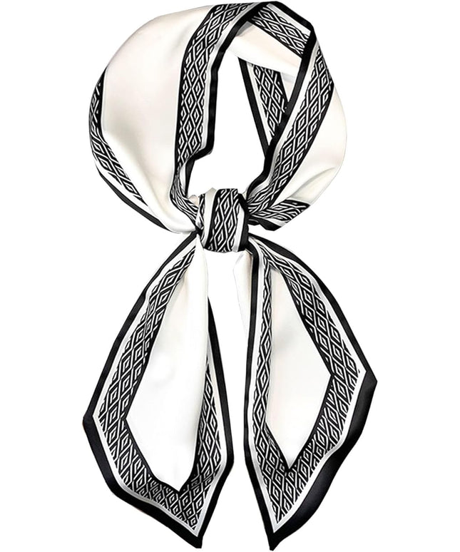 Dailyacc Hair Scarf for Women Fashion Silky Satin Headscarf Wrap Breathable Lightweight Neck Scarves For Handbag