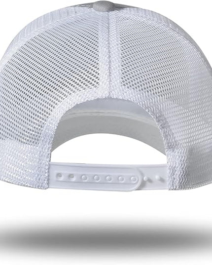American Flag Trucker Hat - Snapback Hat, Baseball Cap for Men Women - Breathable Mesh Side, Adjustable Fit - for Casual Wear