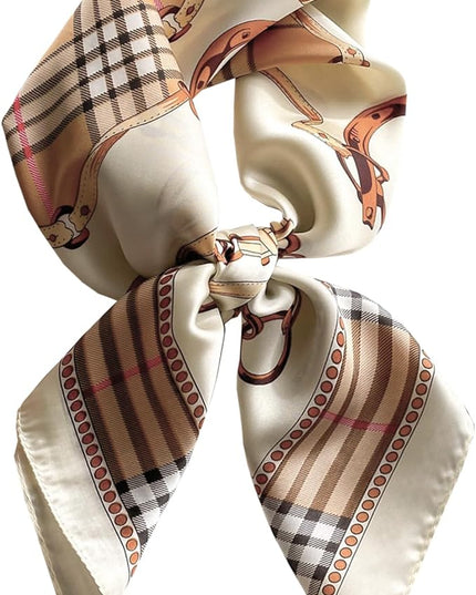 Neck Scarf For Womens Silky Head Scarves Hair Bandanas Square Scarf Fashion Accessories lightweight