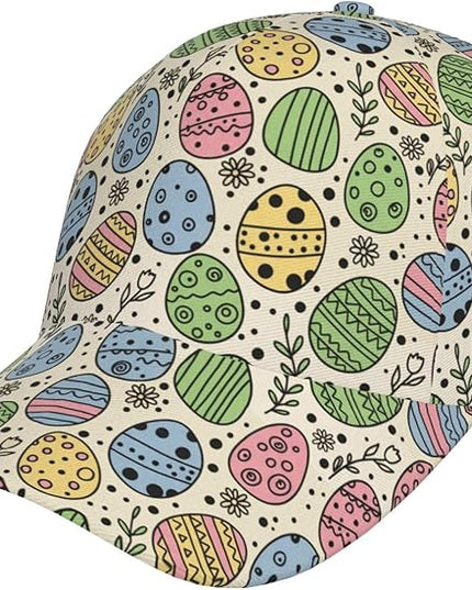 Easter Baseball Cap,Rabbit Eggs Baseball Hat,Fashion Snapback Hats Outdoor Trucker Hat for Women Men