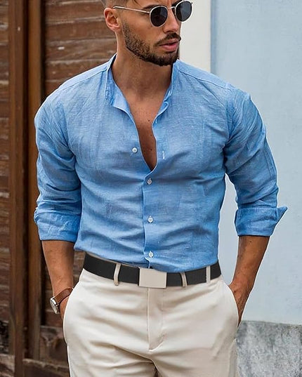 WHIPPY Canvas Web Belt Flip-Top Solid Black Military Buckle Fully Adjustable Mens Webbing Belts Cut To Fit