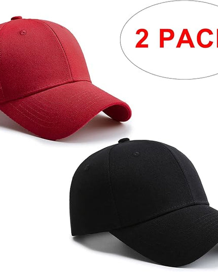 PFFY 2 Packs Baseball Cap Golf Dad Hat for Men and Women