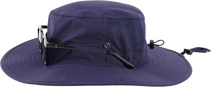 Connectyle Men's Sun Hat UPF 50+ Wide Brim Bucket Hats for Fishing Hiking Gardening Adjustable Boonie Hat Outdoor Safari Hats