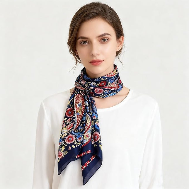 Silk Scarf Mulberry Silk Fashion Scarves Long Lightweight Shawl Wrap …