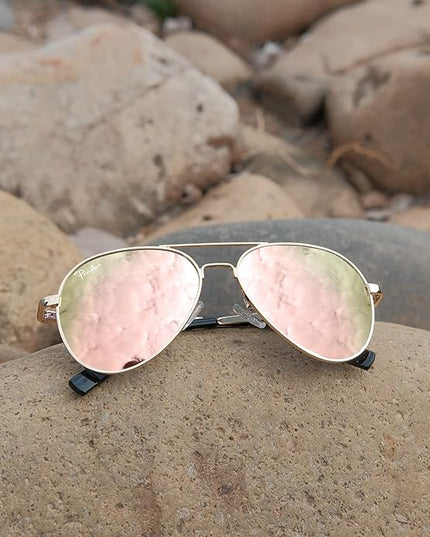 Pro Acme Classic Polarized Aviator Sunglasses 100% UV Protection, 52mm 58mm 63mm