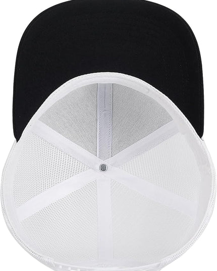 NTLWKR Trucker Hat Mesh Baseball Cap,Adjustable Snapback Outdoor Sports Caps for Men and Women,Breathable Dad Hats