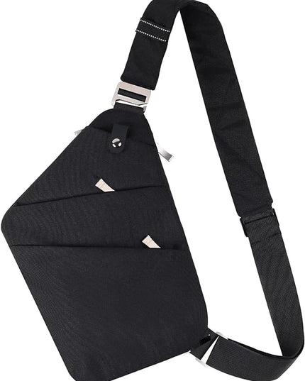 VADOO Sling Bag for Men and Women, Anti theft Crossbody Bag Lightweight Shoulder Chest Bag for Travel Gym