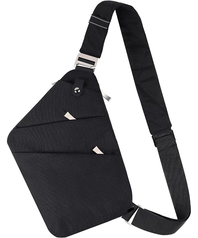 VADOO Sling Bag for Men and Women, Anti theft Crossbody Bag Lightweight Shoulder Chest Bag for Travel Gym