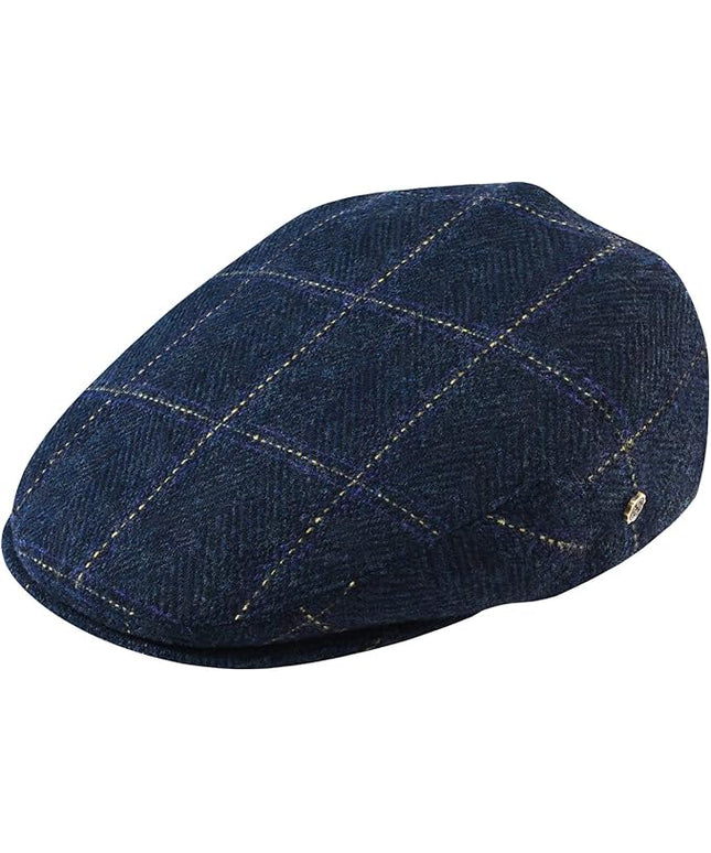 VOBOOM Men's Herringbone Flat Ivy Newsboy Hat Wool Blend Gatsby Cabbie Cap