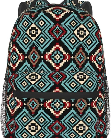 Native American Backpack for Men Women,Casual Travel Hiking Camping Backpacks Lightweight Bookbag