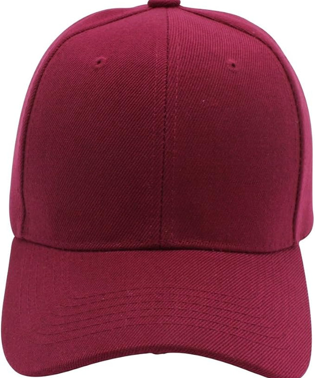Top Level Baseball Cap Men Women - Classic Adjustable Plain Hat