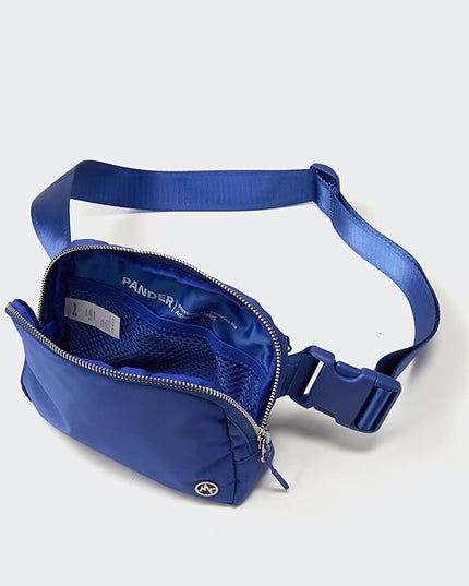 Pander Unisex Belt Bag Fanny Pack for Women with Adjustable Strap, Small Waist Pouch for Workout Running Traveling Hiking