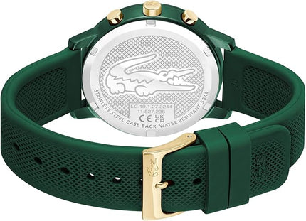 Lacoste 12.12 Move Men's Multifunction Watch – 42mm Aluminum Case, Day/Date/24-Hour Subdials, Contemporary, Sporty - Premium Fashion Timepiece - Gift for Him