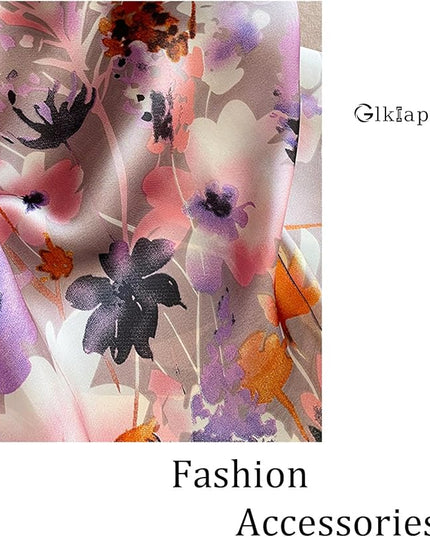 Satin Bandana Headscarf for Women Silky Hair Scarves for Fashion Lightweight