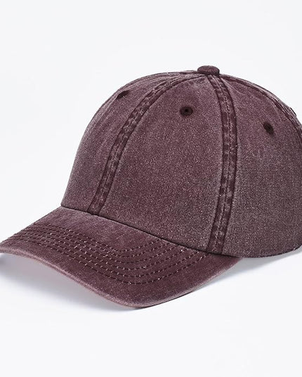 E BY ELIDAN Classic Dad Hat Cotton, Low-Profile Plain Baseball Cap, Adjustable, Breathable and Packable