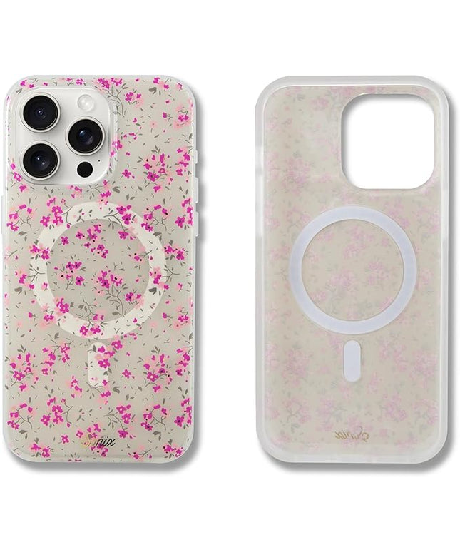 Sonix Protective Phone Case for iPhone 15 Pro Max | Compatible with Magsafe | 10ft Drop Tested | Cottage Floral