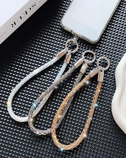 2Pcs Phone Crossbody Lanyard and Wrist Strap, Universal Cell Phone Lanyard Strap with 2Tether Tab