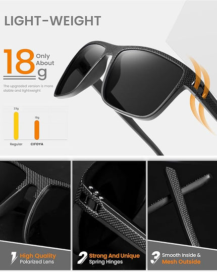 Sunglasses-Men Polarized Mens Sunglasses: Classic Women Sun Glasses UV Protection for Fishing Driving Golf