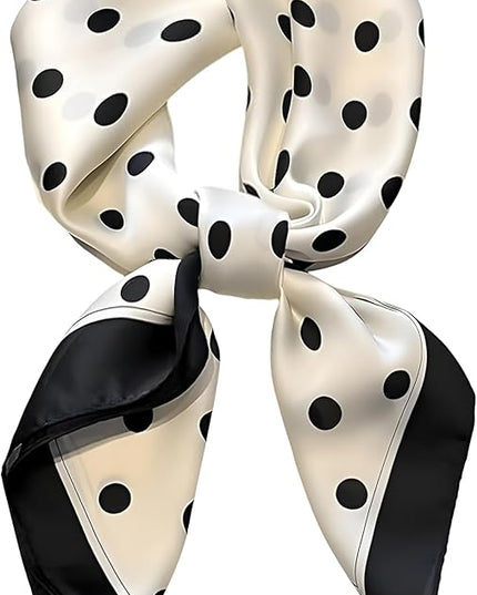 Head Bandanas Scarf for Women Silk Satin Hair Scarf Lightweight Vintage Fashion Square Neck Scarves Gift