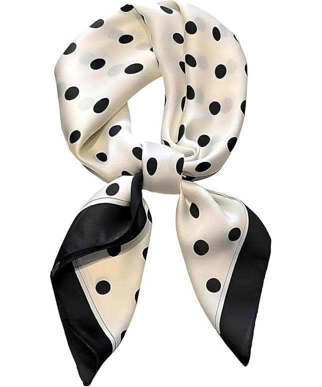 Head Bandanas Scarf for Women Silk Satin Hair Scarf Lightweight Vintage Fashion Square Neck Scarves Gift